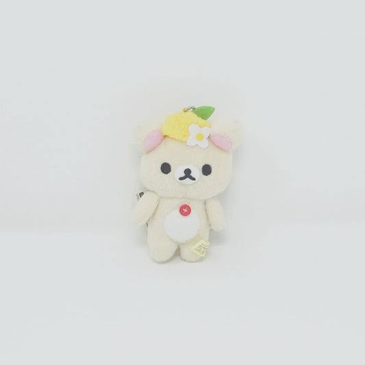 2015 Korilakkuma Plush Prize Toy Keychain - Fresh Lemon Theme